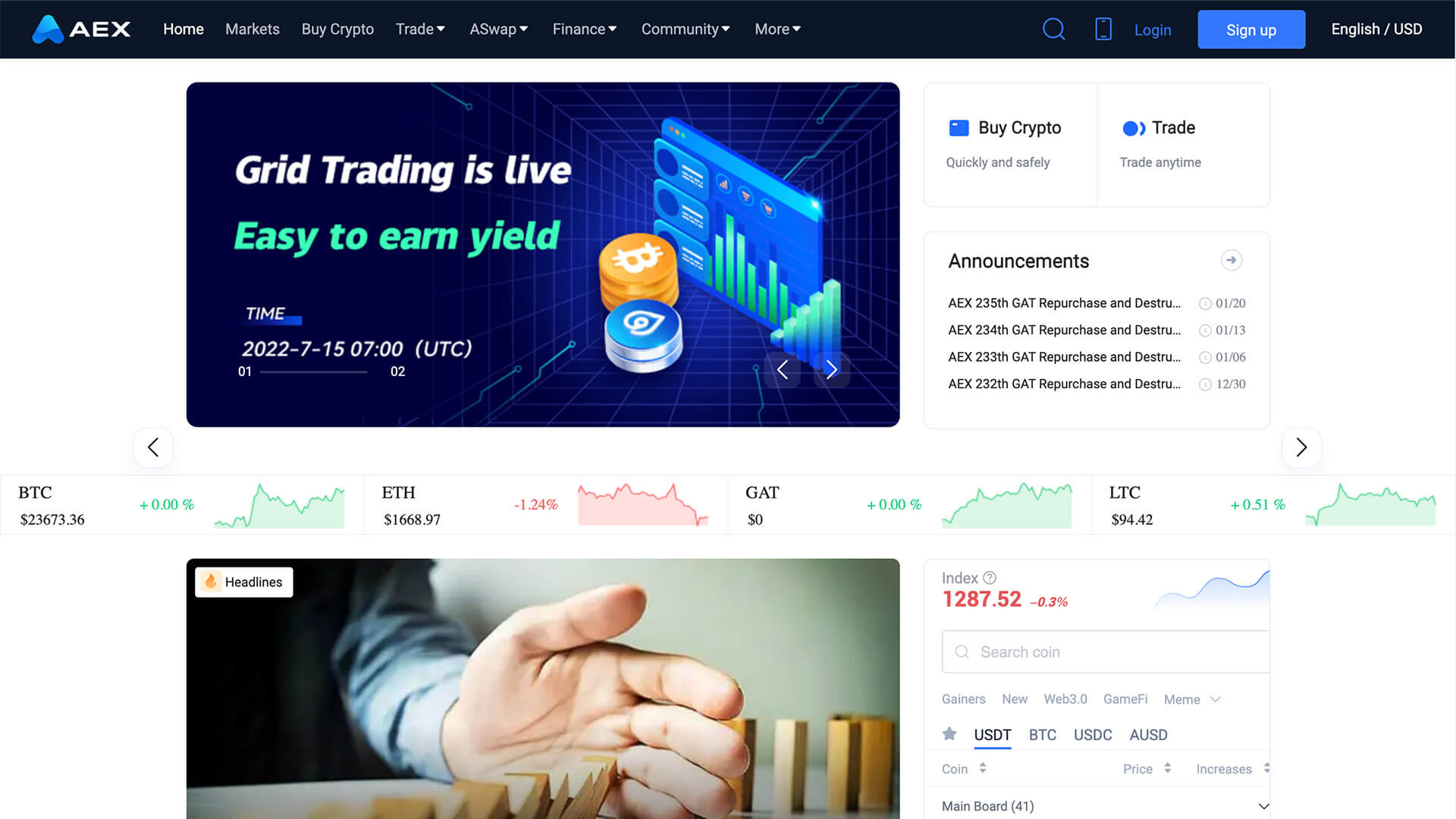 AEX Crypto Exchange