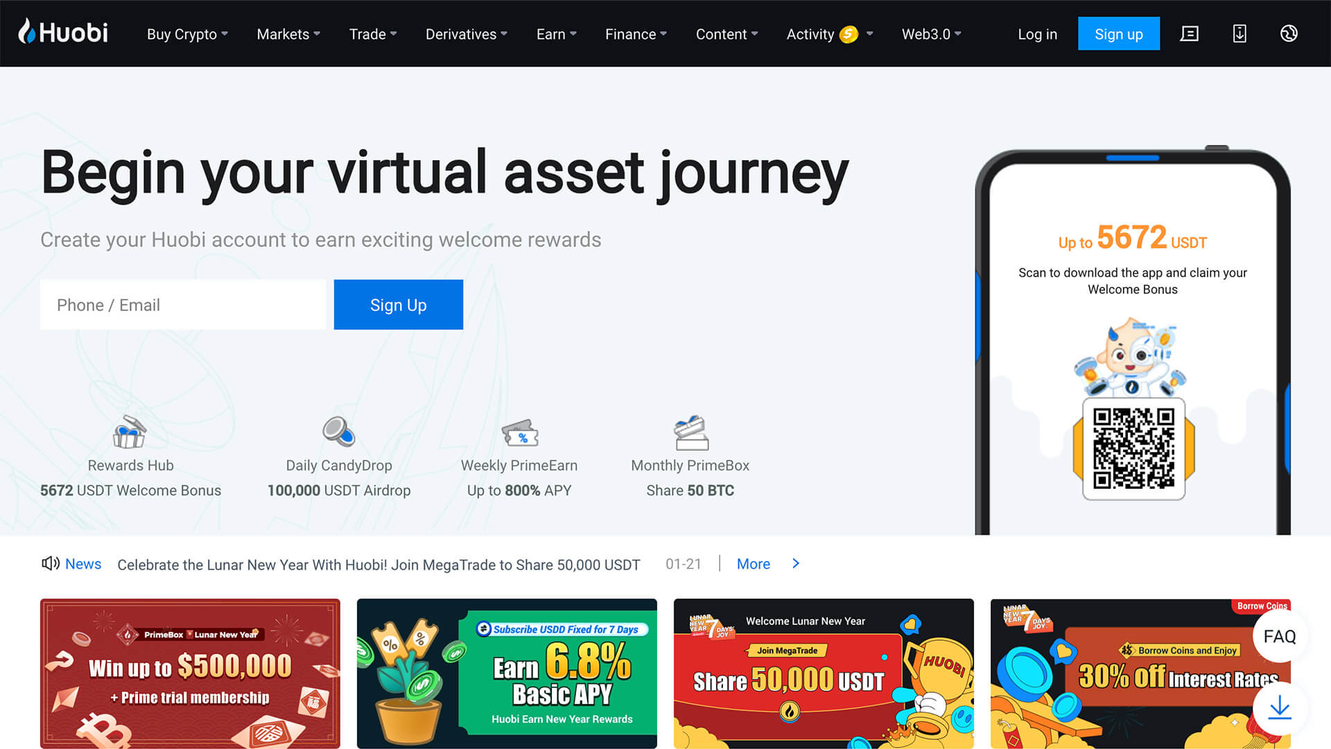 Huobi Crypto Exchange