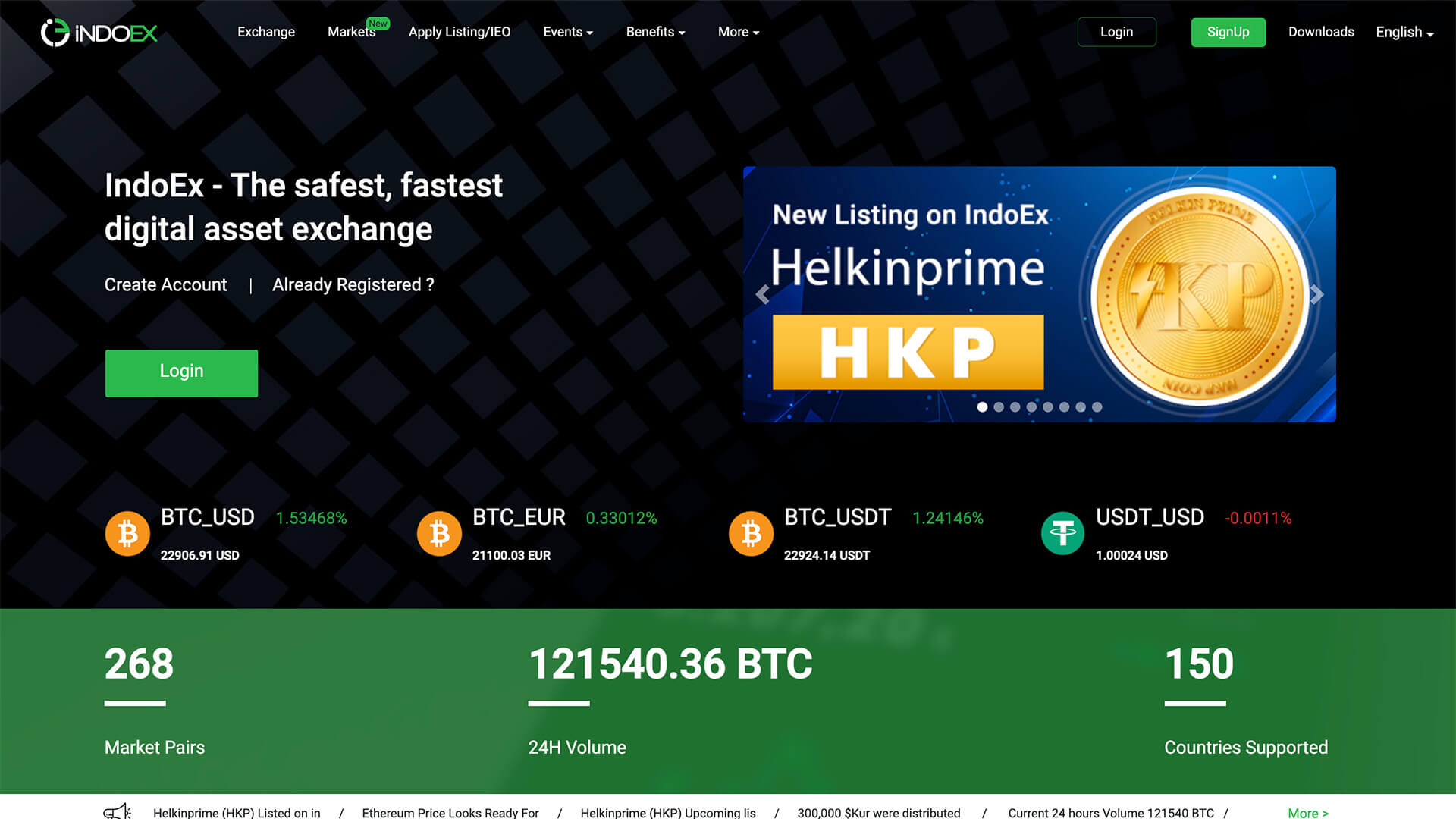 IndoEx Crypto Exchange