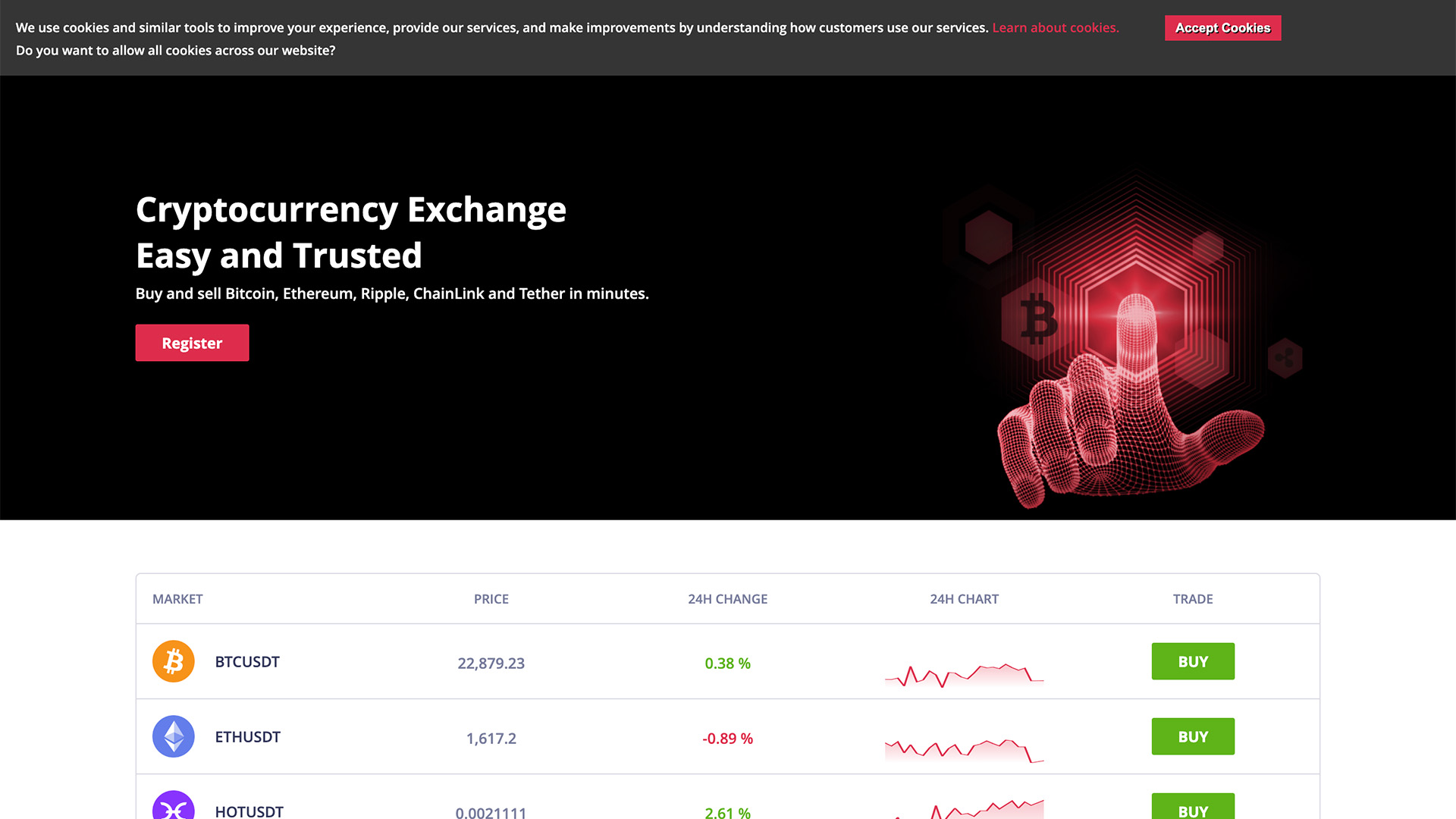 Narkasa Crypto Exchange
