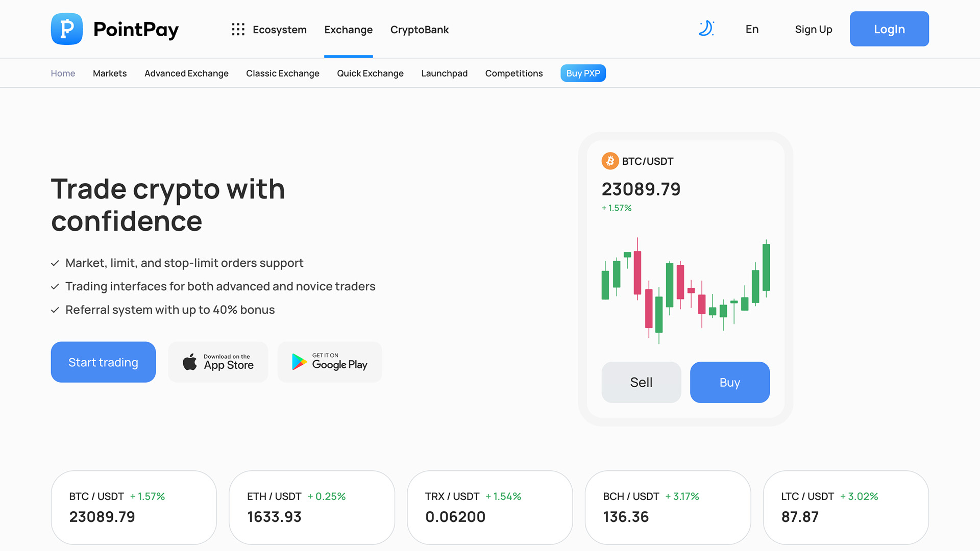 PointPay Crypto Exchange